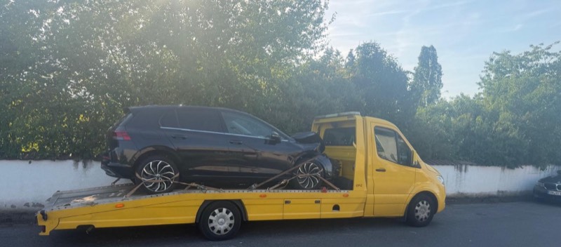 Vom Kunden geteiltes Foto der Fahrzeugübergabe